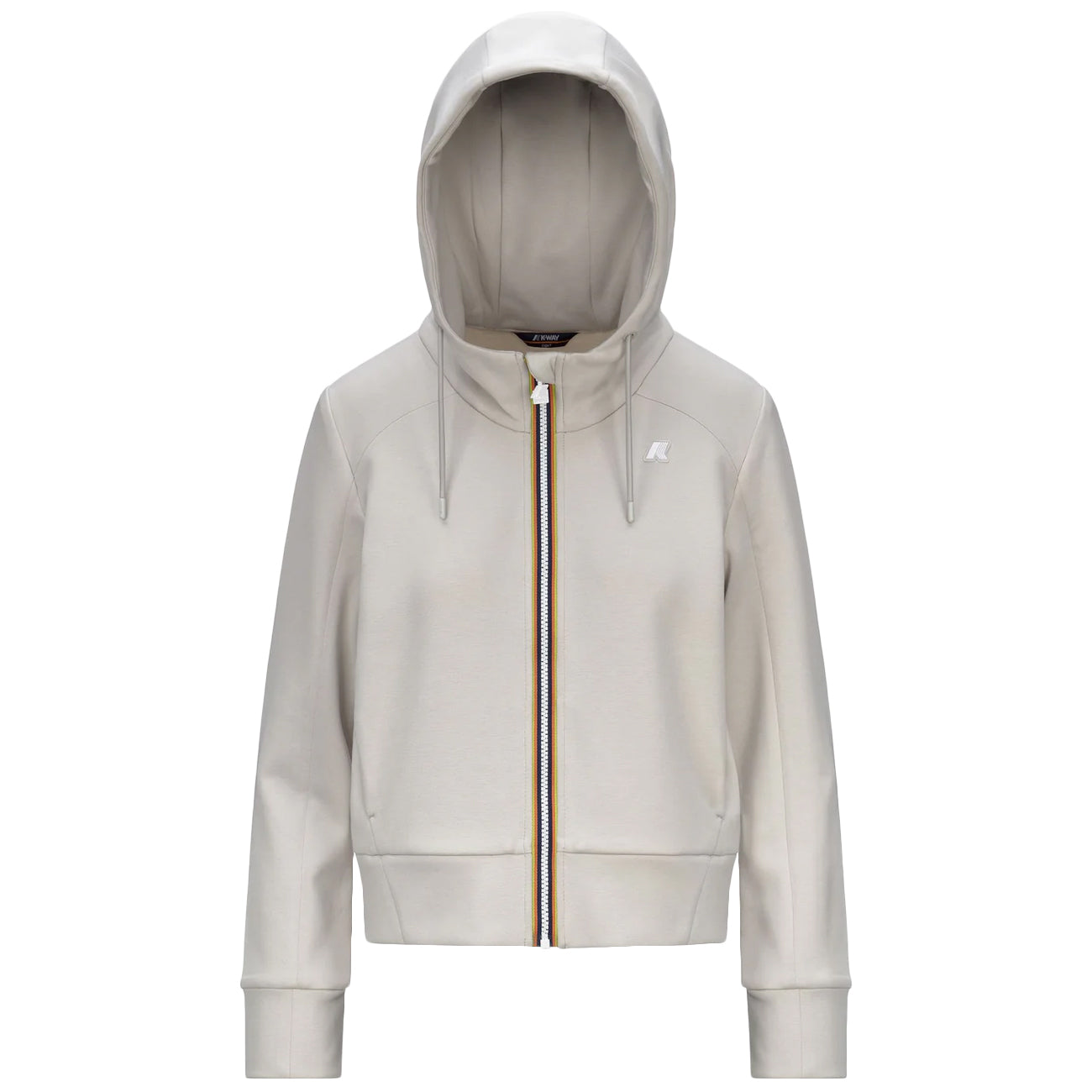 K-WAY Felpa Divine Light Spacer Con Cappuccio K2132CW 634 BEIGE LT 