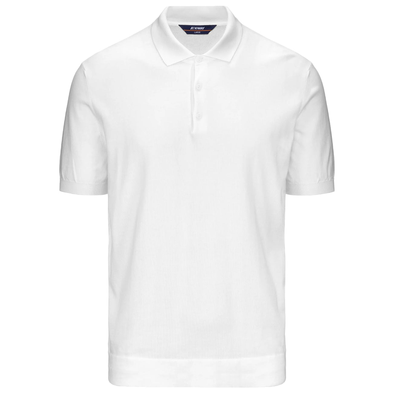 K-WAY Polo Pleyne Classica K4126RW 001 WHITE 
