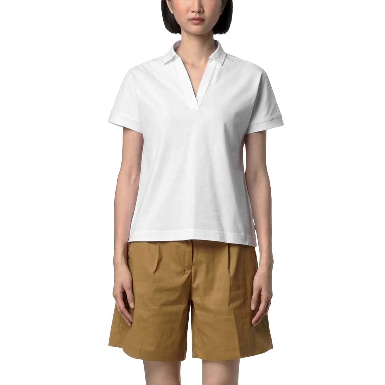 K-WAY Polo Iselie Jersey K5137PW 001 WHITE 