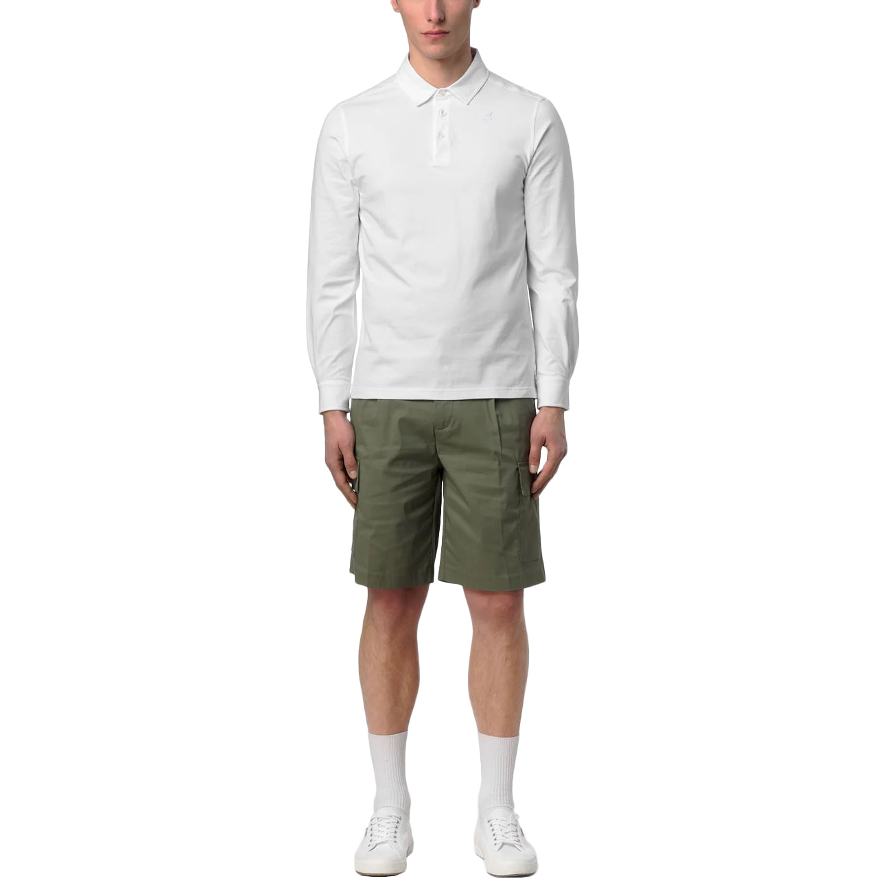K-WAY Serje Twill Tech K6133NW V15 GREEN LICHEN 