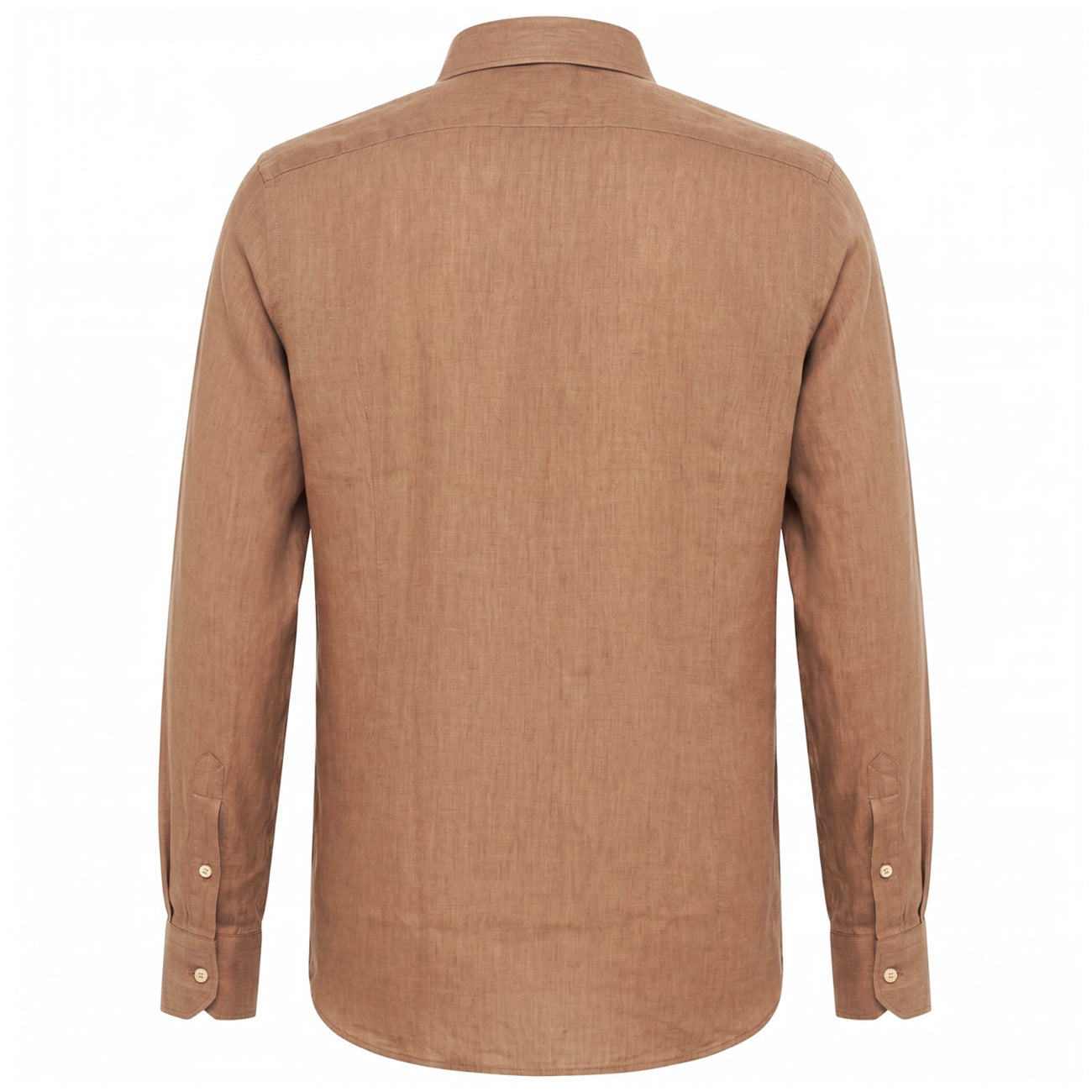 MASCHERONI Camicia In Lino Regular Fit GMB/FX8CUU UQ1 TORTORA 