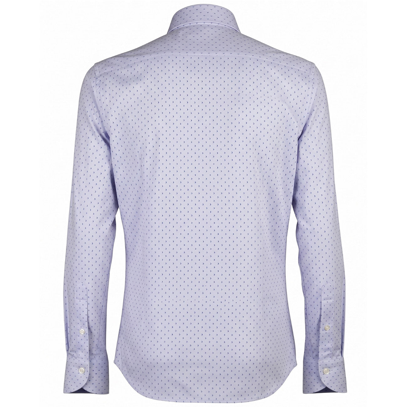 MASCHERONI Camicia Slim SK Fantasia GMB/QM2CJE FB2 BIANCO/PUNTINI AZZ-BLU 
