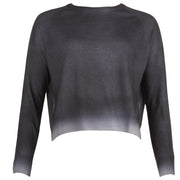 MASCHERONI Pullover Girocollo Boxy Croppato TSSVR/3310AE 1706-791 BLU SFUMATO 