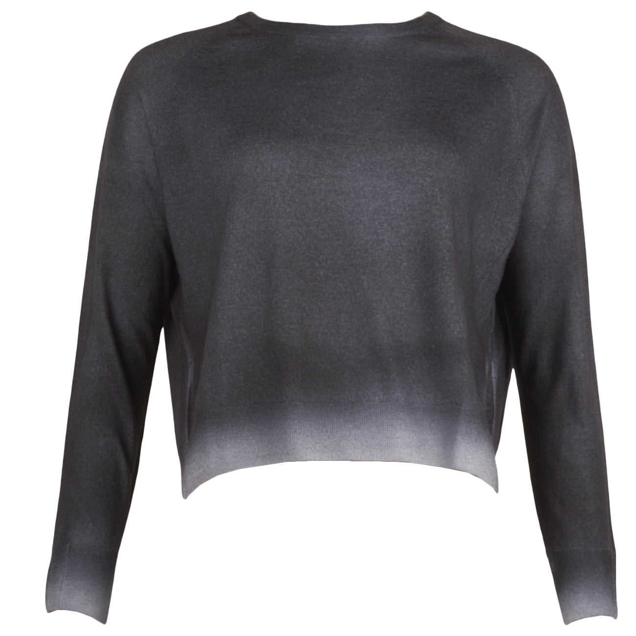 MASCHERONI Pullover Girocollo Boxy Croppato TSSVR/3310AE 1706-791 BLU SFUMATO 
