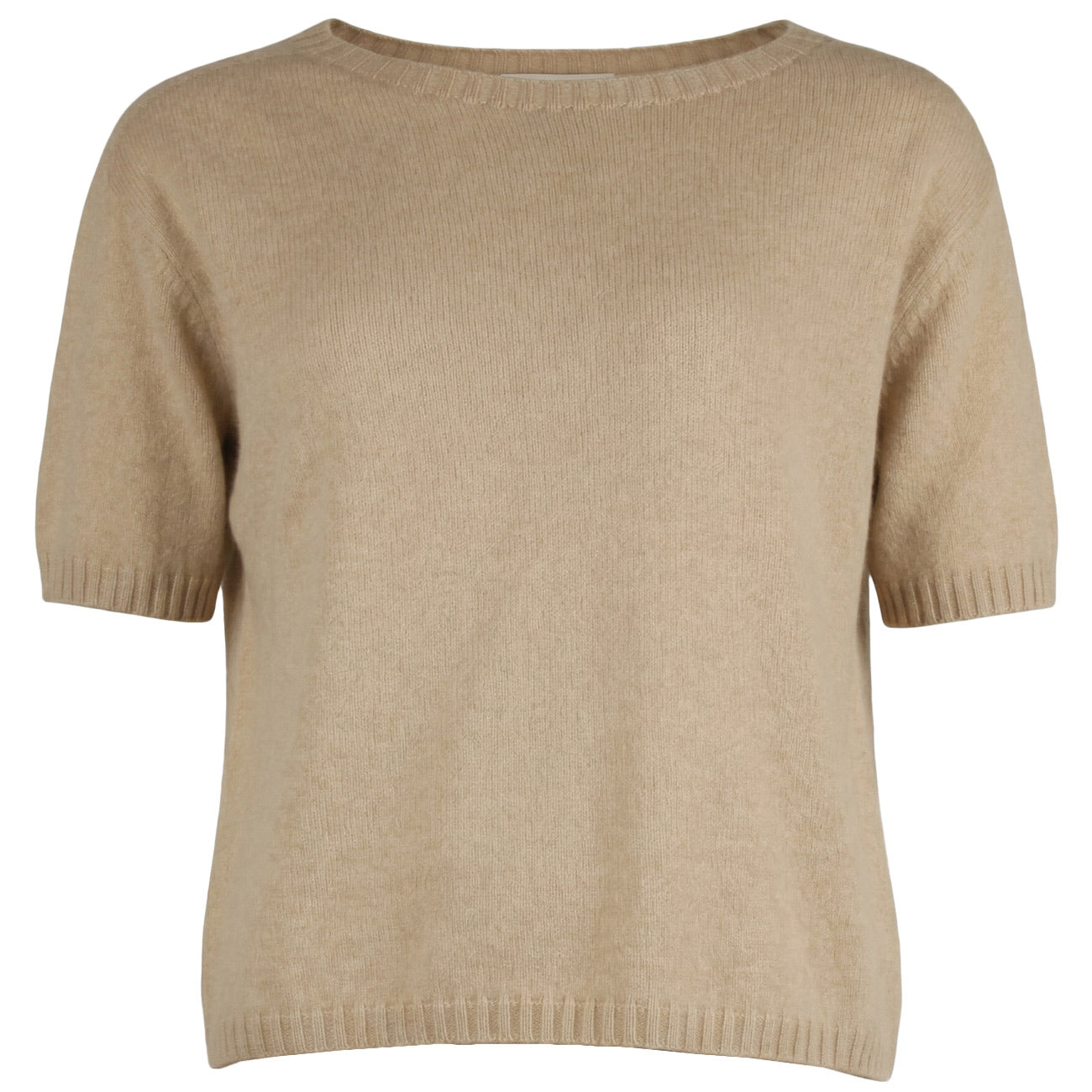 MASCHERONI Pullover Girocollo Scatoletta TSSVR/D3343TF 107 LIGHT CAMEL 