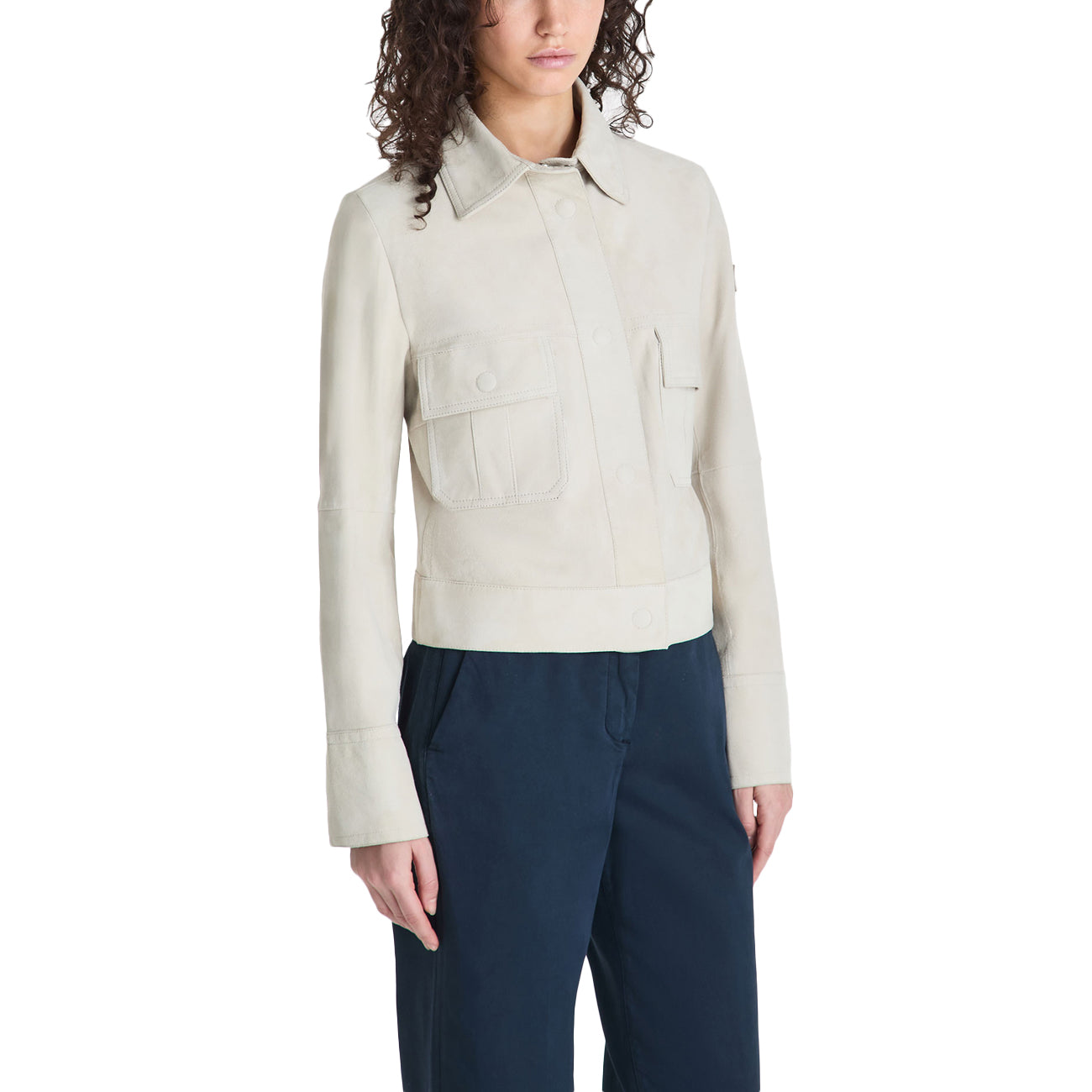 PEUTEREY Camicia Era Sude 02 In Pelle Scamosciata PED5567 99012407 729 BEIGE 