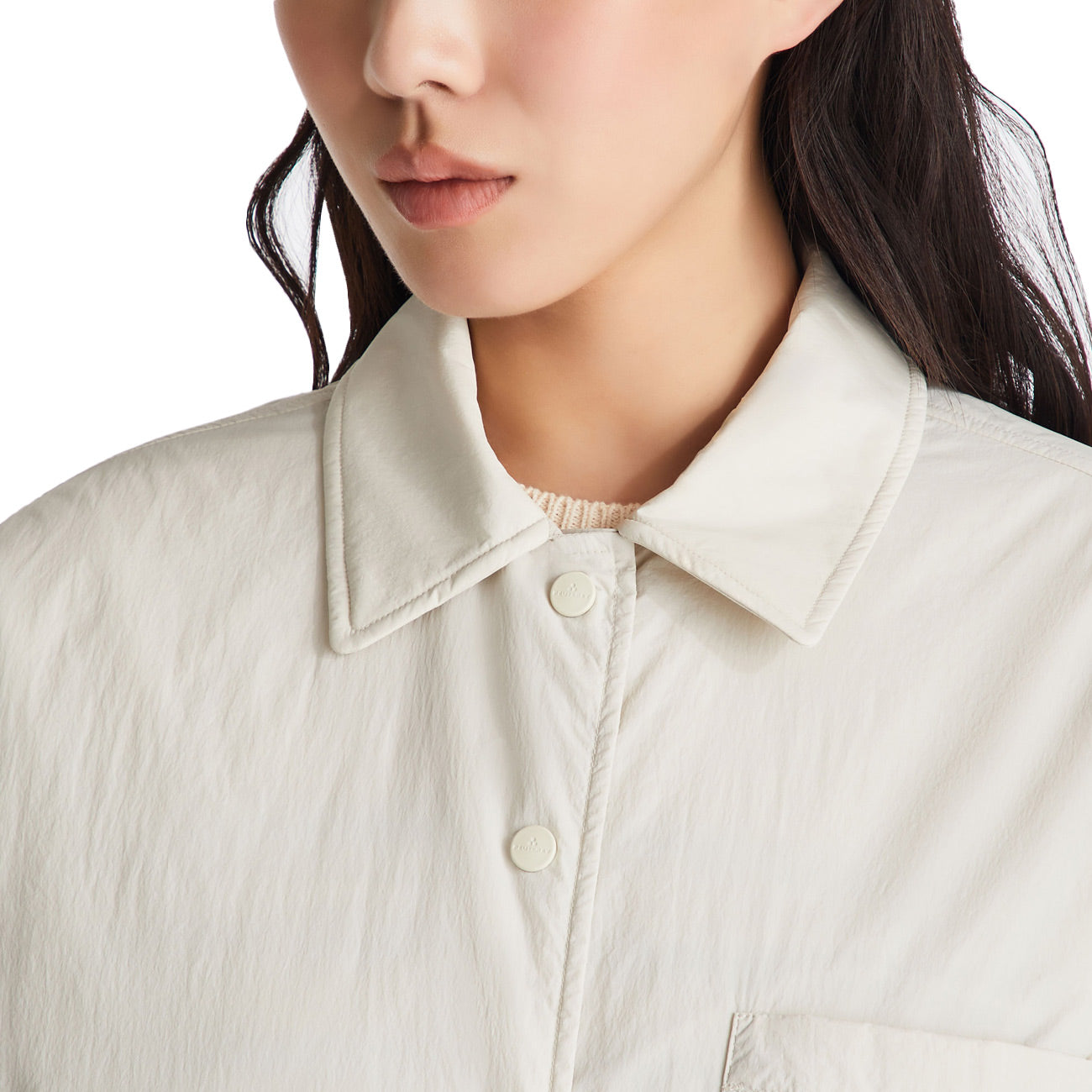PEUTEREY Overshirt In Nylon Imbottita PED5612 01181986 729 LATTE 