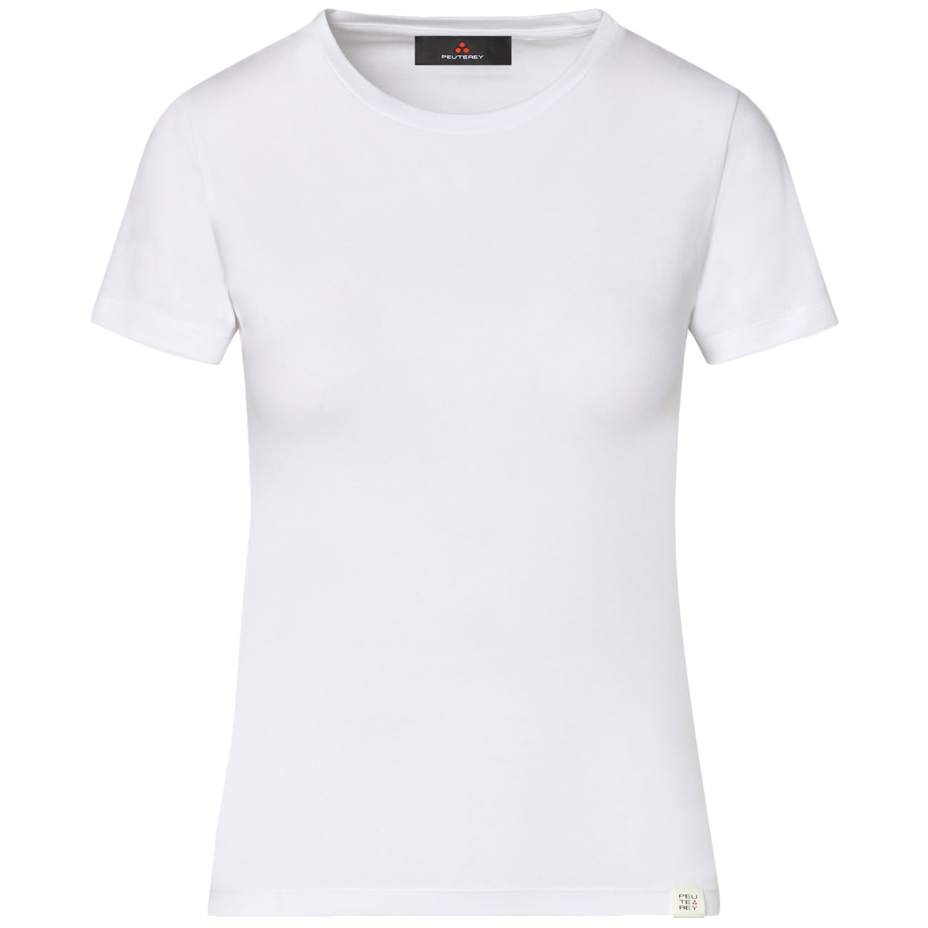 PEUTEREY T-shirt Menta 04 In Cotone PED5664 99012414 730 BIANCO 