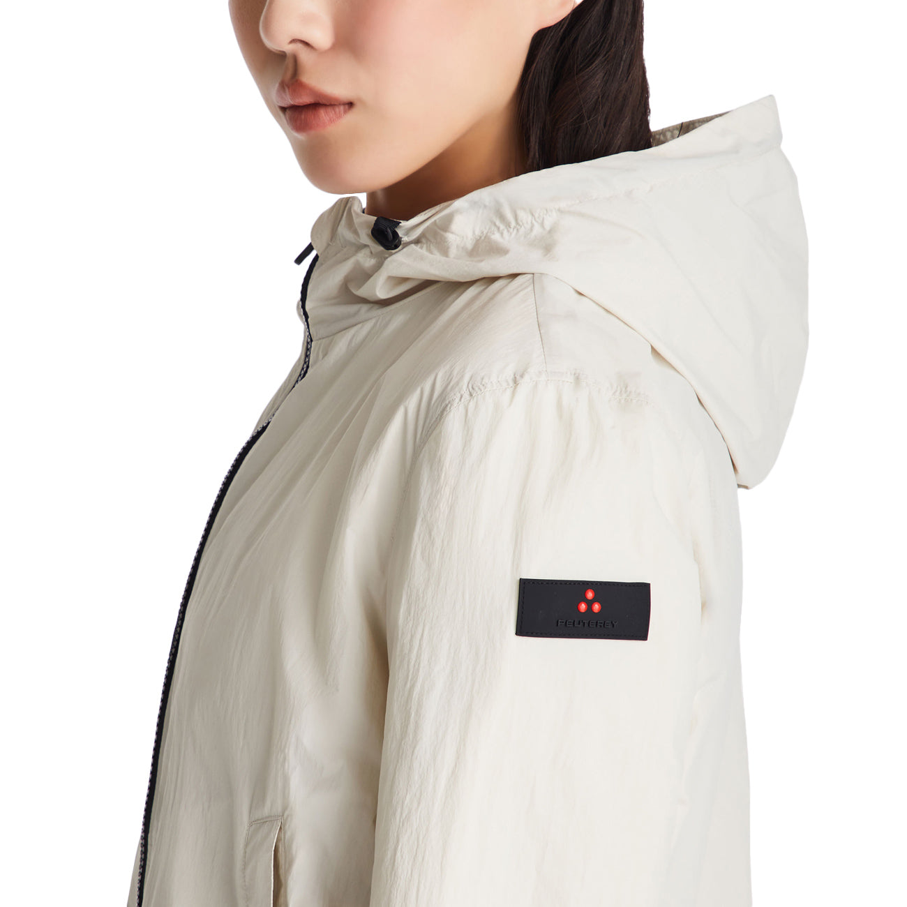 PEUTEREY K-Way Nigle Short D 02 Con Cappuccio PED5718 01181986 729 LATTE 