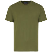 PEUTEREY T-shirt Zole 02 In Piquet Stretch Di Cotone E Seta PEU5470 99012182 471 VERDE MILITARE 