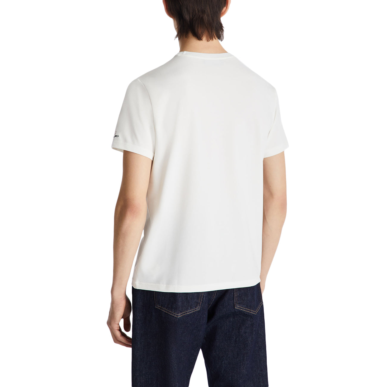 PEUTEREY T-shirt Zole 02 In Piquet Stretch Di Cotone E Seta PEU5470 99012182 730 BIANCO 