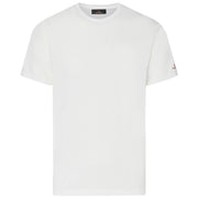 PEUTEREY T-shirt Zole 02 In Piquet Stretch Di Cotone E Seta PEU5470 99012182 730 BIANCO 