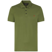 PEUTEREY Polo Mezzola 02 In Piqué Di Cotone Stretch PEU5471 99012182 471 VERDE MILITARE 