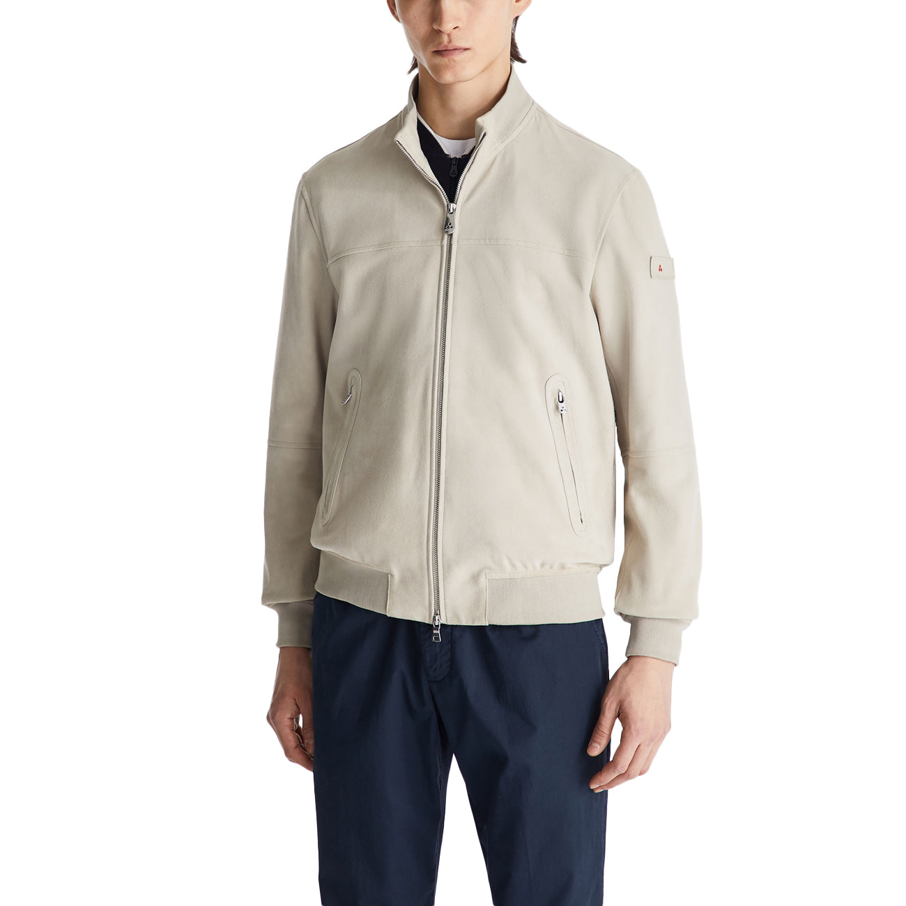 PEUTEREY Giacca Sands Suade PE 08 In Pelle Scamosciata PEU5743 99012407 729 CREMA 