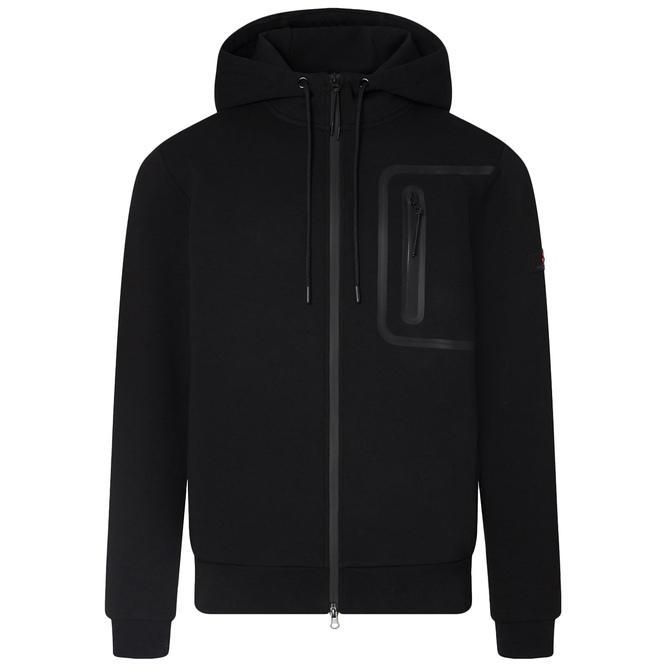 PEUTEREY Felpa Parker 03 Con Cappuccio E Taschino Sul Petto PEU5797 99012177 NERO 