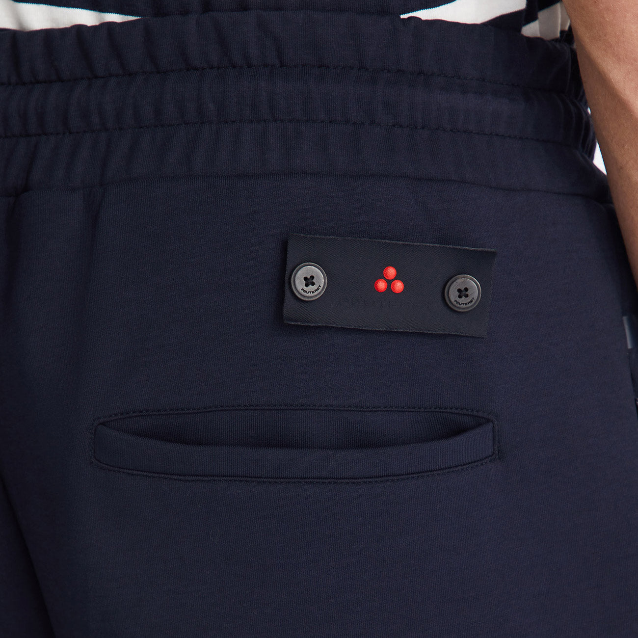 PEUTEREY Pantaloni Schmitt 03 Con Tasche Con Nastrature Gommate PEU5800 99012177 215 BLU 