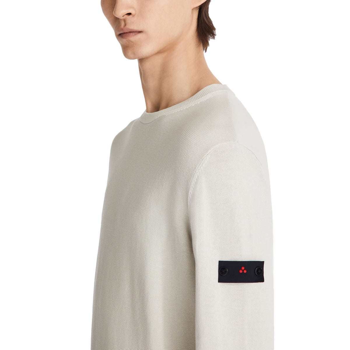 PEUTEREY Maglia Ganna 03 In Tricot Di Cotone PEU5837 99012010 729 CREMA 