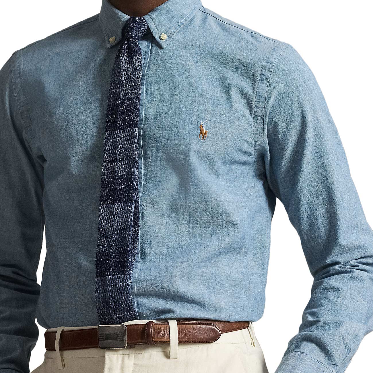 POLO RALPH LAUREN Camicia Chambray 710548538 001 CHAMBRAY 
