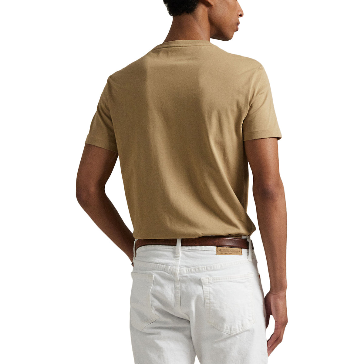 POLO RALPH LAUREN T-SHIRT COTONE 710671438 329 CAFE TAN/C8176 
