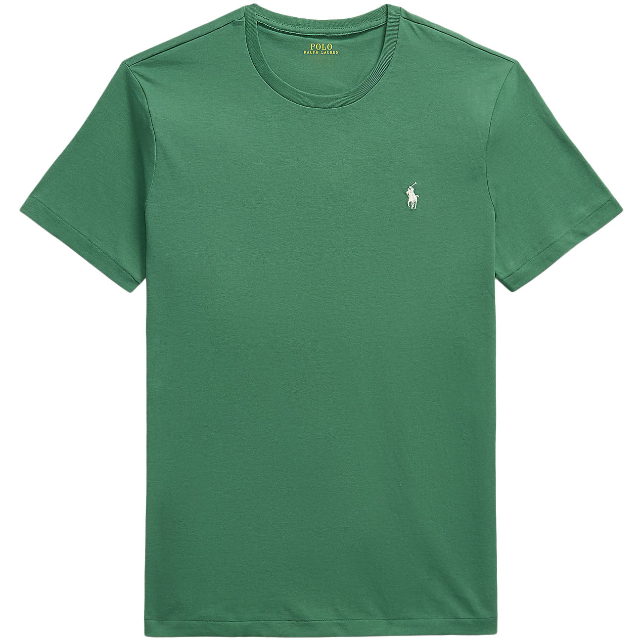 POLO RALPH LAUREN T-shirt Skin-Fit 710671438 422 ANTIQUE GREEN/CREAM 