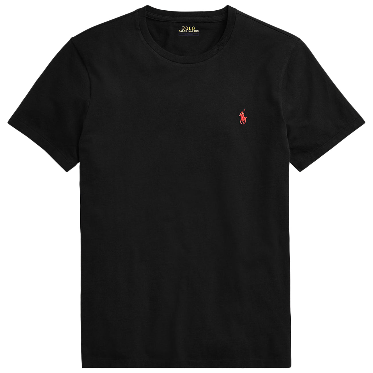 POLO RALPH LAUREN T-shirt Girocollo In Jersey Slim Fit 710680785 001 RL BLACK 