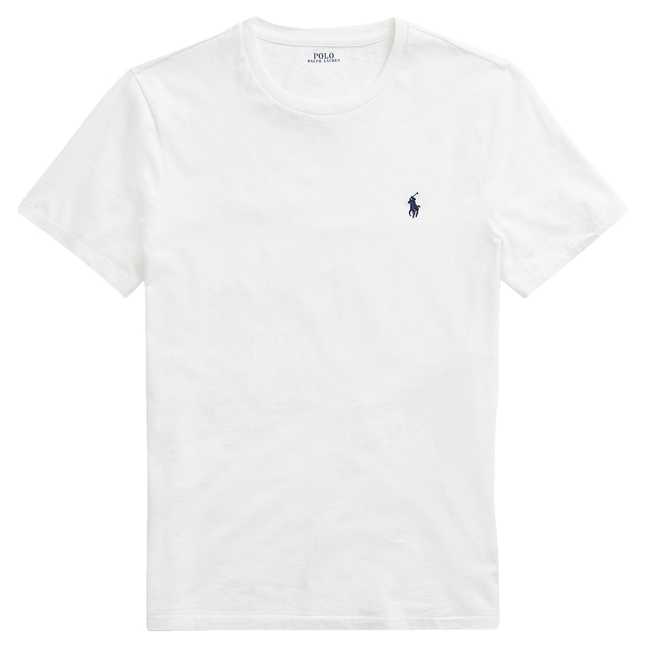 POLO RALPH LAUREN T-shirt Girocollo In Jersey Slim Fit 710680785 003 WHITE 