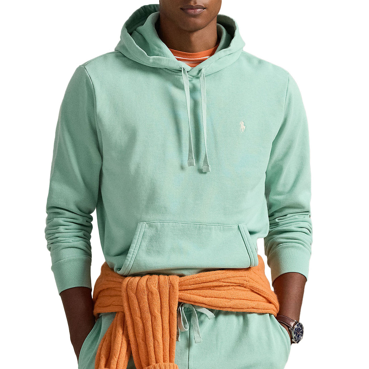 POLO RALPH LAUREN Felpa Con Cappuccio 710916690 012 CELADON 