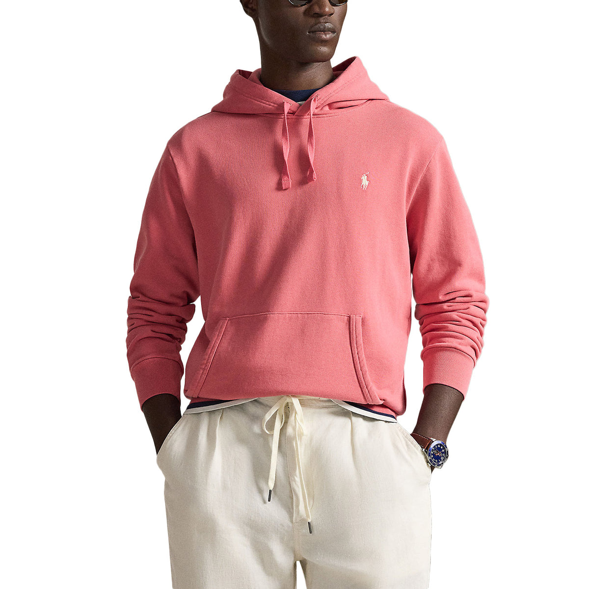 POLO RALPH LAUREN Felpa Con Cappuccio 710916690 503 RED SKY 