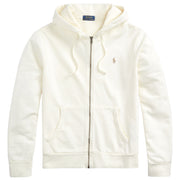 POLO RALPH LAUREN Felpa Con Cappuccio Con Zip Garzata Stone Wash 710916692 003 CLUBHOUSE CREAM 
