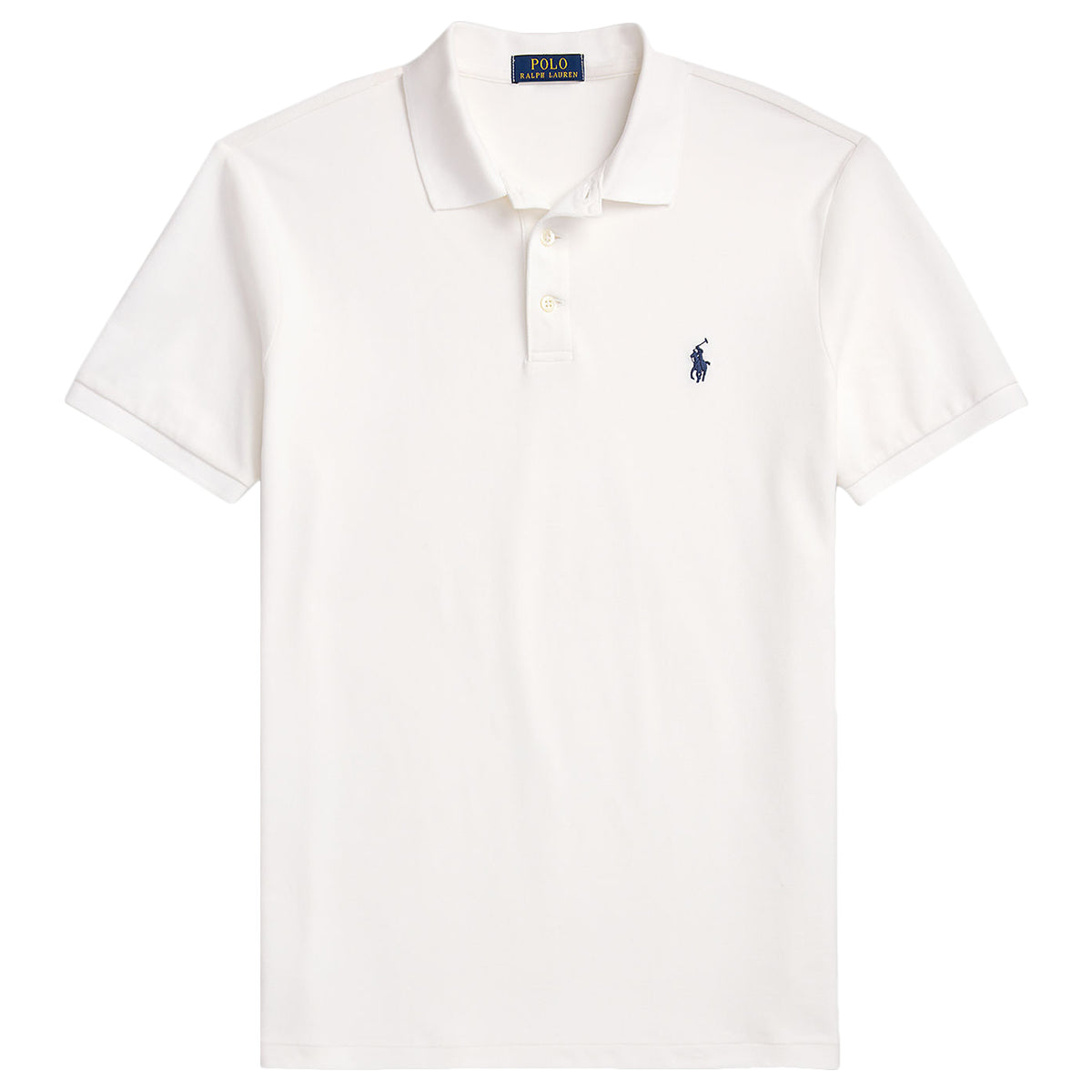 POLO RALPH LAUREN Polo In Rete Elasticizzata Slim Fit 710941439 002 WHITE 