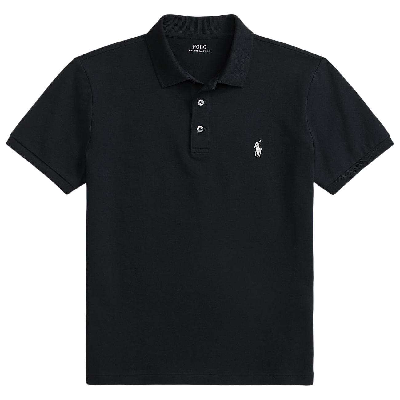 POLO RALPH LAUREN Polo In Rete Elasticizzata Slim Fit 710941439 040 POLO BLACK/C1730SMOKE 