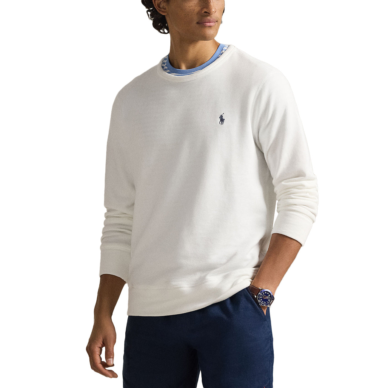 POLO RALPH LAUREN Felpa Girocollo 710A12485 005 WHITE 