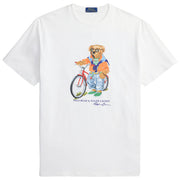 POLO RALPH LAUREN T-shirt Slim Con Orso Estivo 710B16612 002 WHITE-SUMMER BEAR 