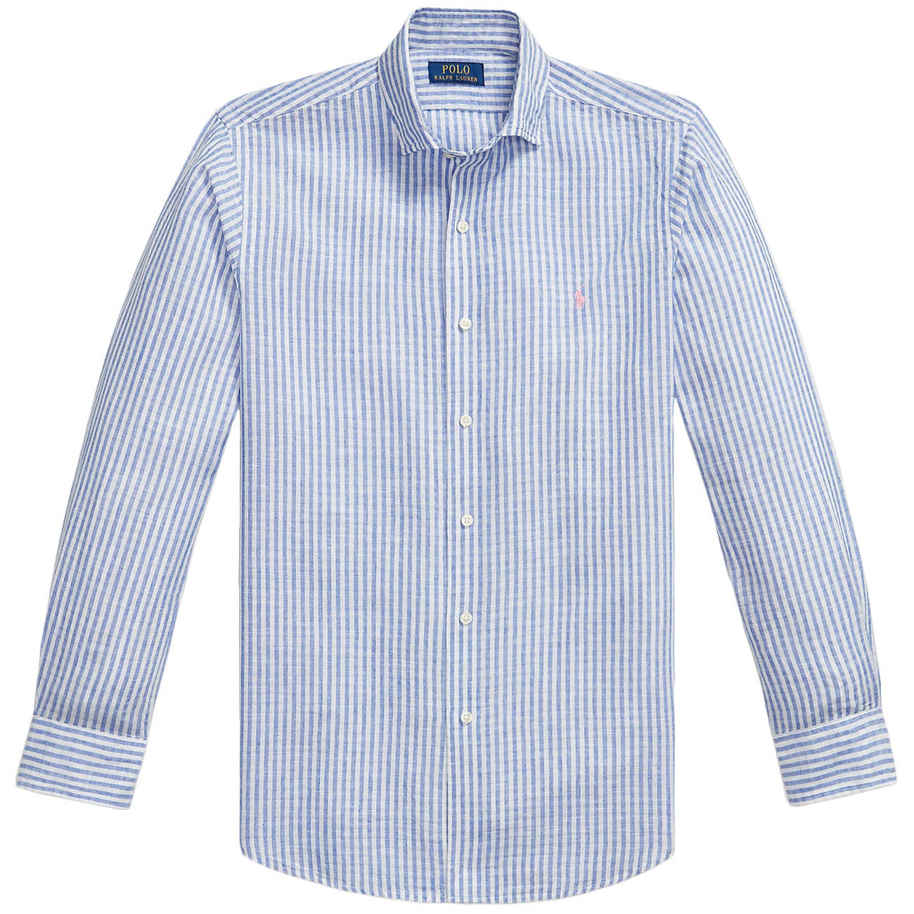 POLO RALPH LAUREN Camicia Seersucker A Righe 710B16700 001 7232A BLUE WHITE 