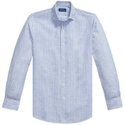 POLO RALPH LAUREN Camicia Seersucker A Righe 710B16700 001 7232A BLUE WHITE 
