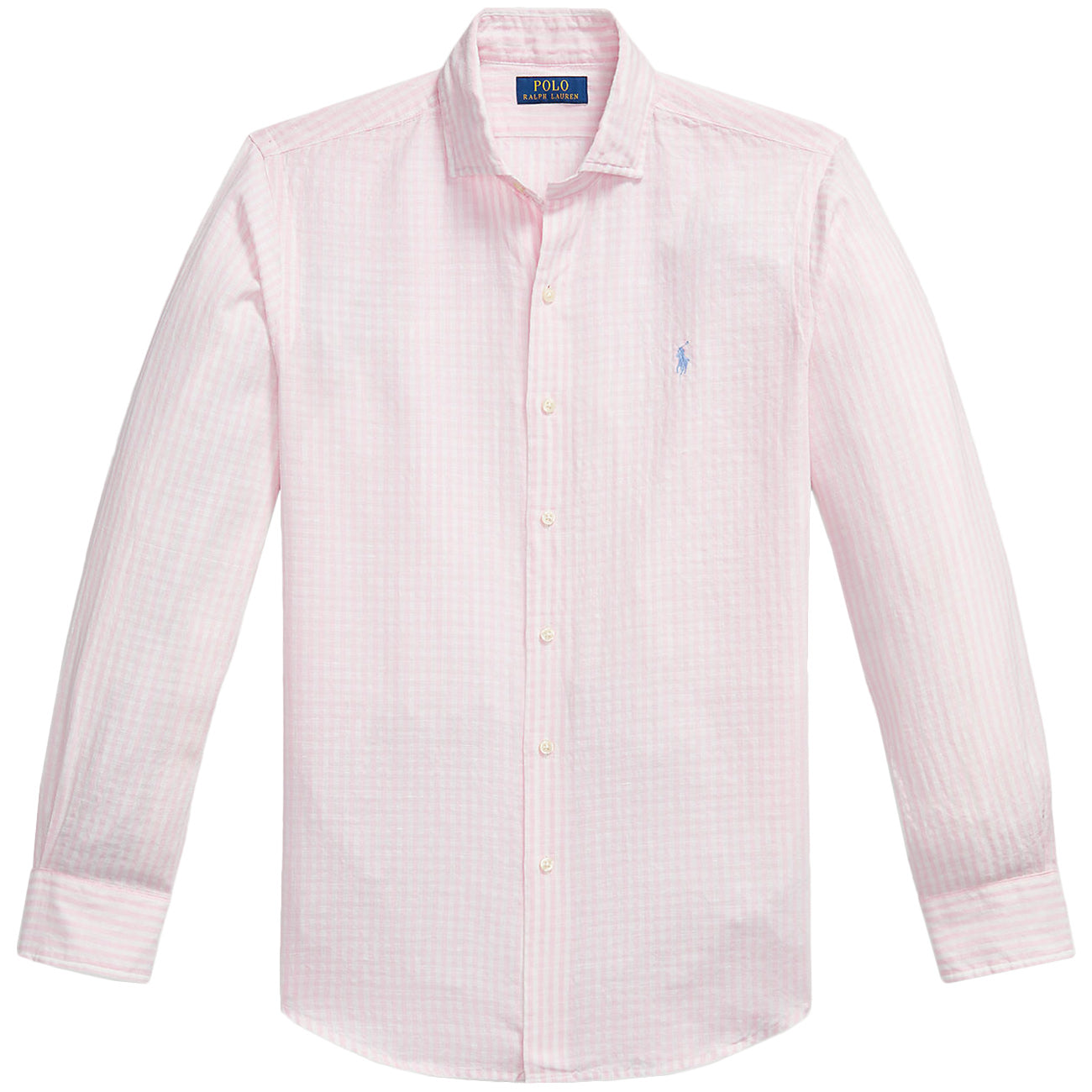 POLO RALPH LAUREN Camicia Seersucker A Righe 710B16700 002 7232B PINK WHITE 