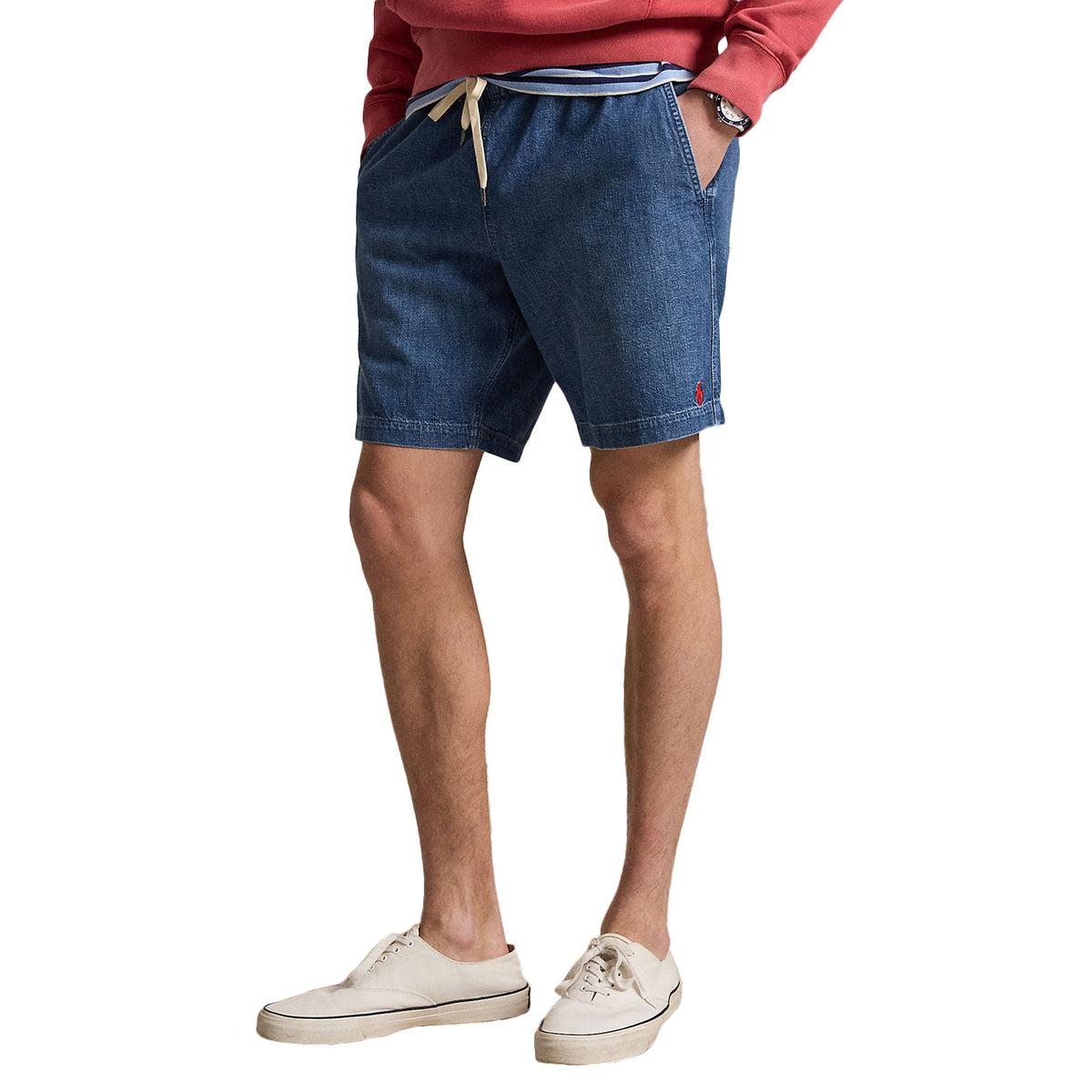 POLO RALPH LAUREN Pantaloncini di Jeans 710P02689 001 BLANE 