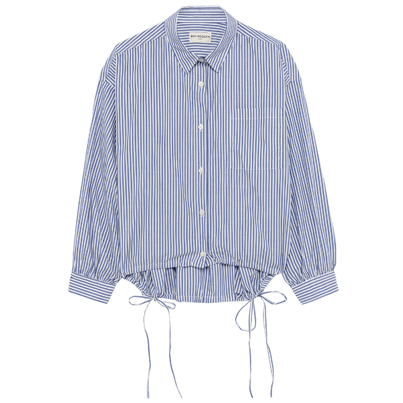 ROY ROGER'S Camicia Bloom In Popeline A Righe RND90300CQ930124 C0604 NAVY/WHITE 