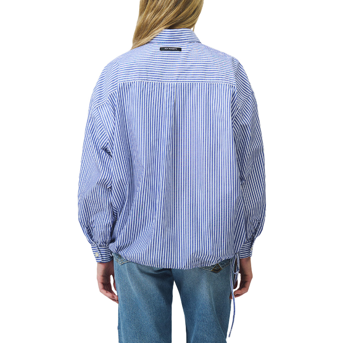 ROY ROGER'S Camicia Bloom In Popeline A Righe RND90300CQ930124 C0604 NAVY/WHITE 
