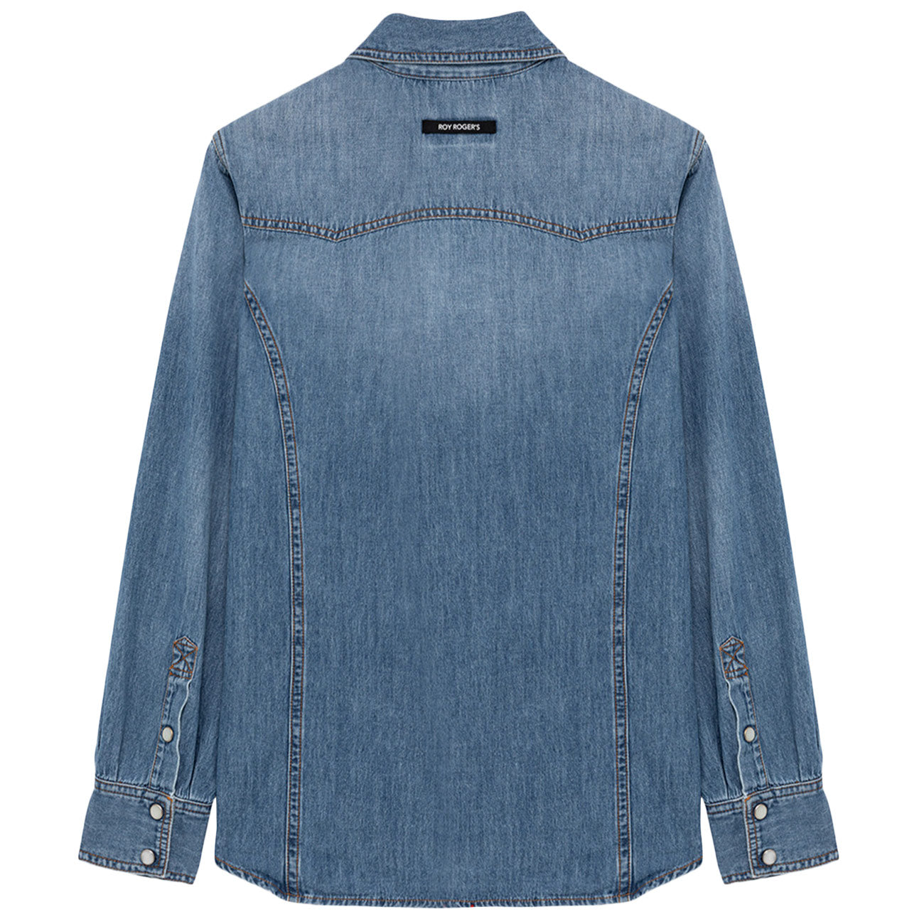 ROY ROGER'S Camicia Ranch In Denim RND90321CR89A099 C0999 MID WASH DENIM 