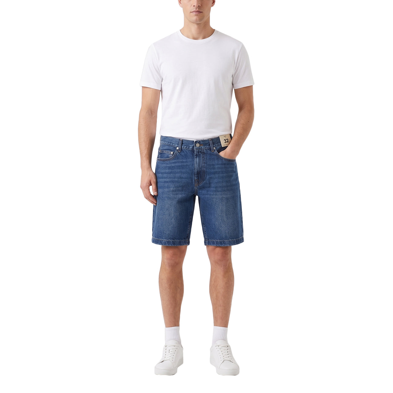 ROY ROGER'S Bermuda Cult di Roy Roger's RRU085D7213112 C0999 DENIM 
