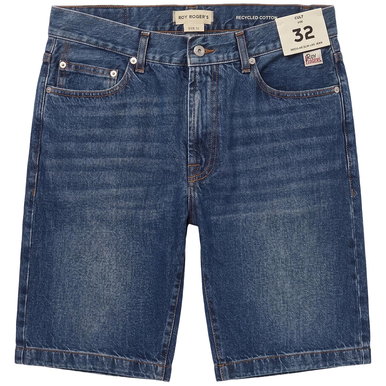 ROY ROGER'S Bermuda Cult di Roy Roger's RRU085D7213112 C0999 DENIM 