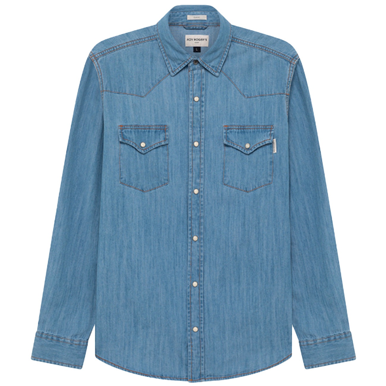 ROY ROGER'S Camicia Martin Sky Stone RRU400CG343162 C0999 STONE DENIM 