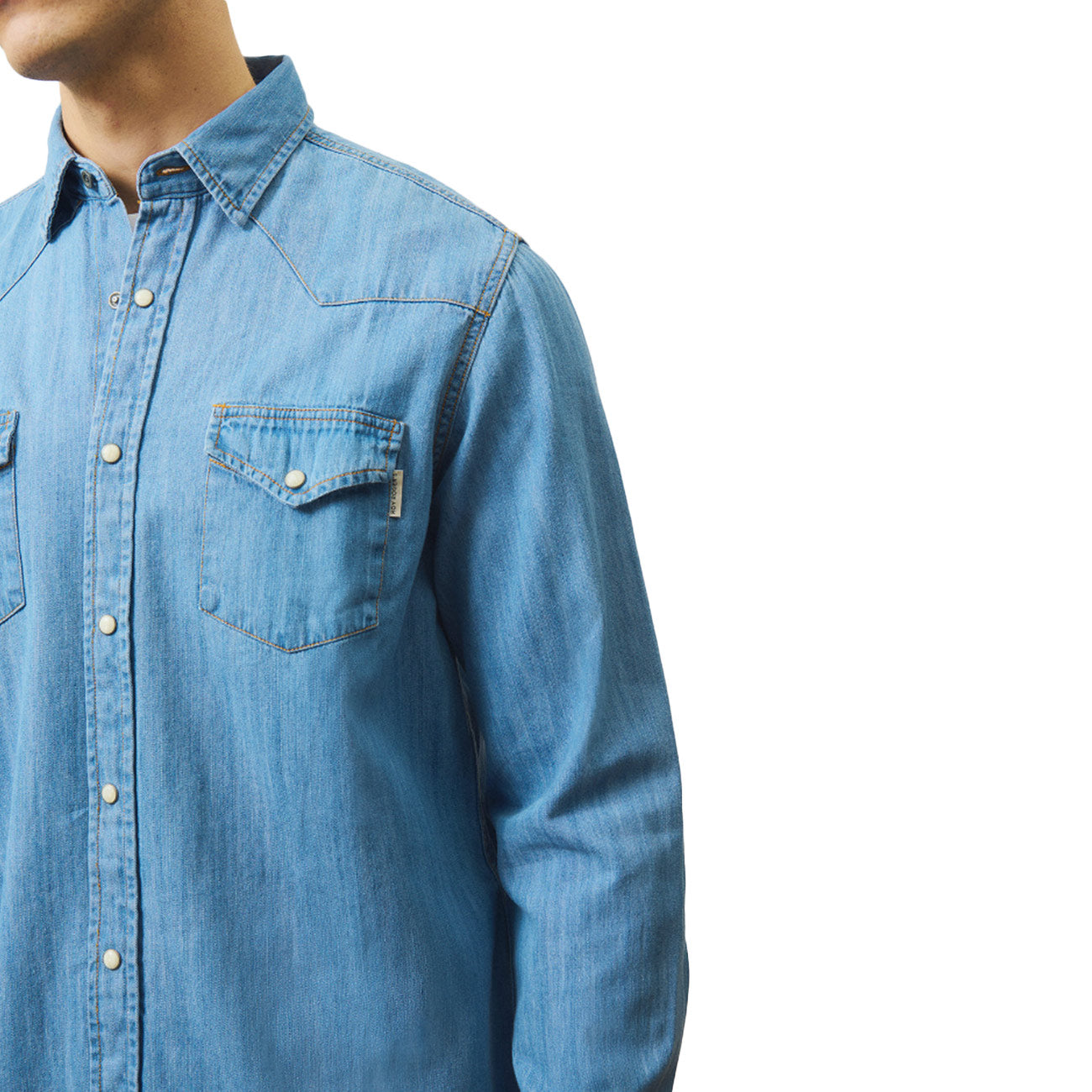 ROY ROGER'S Camicia Martin Sky Stone RRU400CG343162 C0999 STONE DENIM 