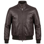 CONTRASTWAY Giubbino In Pelle Cervino Vintage STARK TESTA DI MORO 