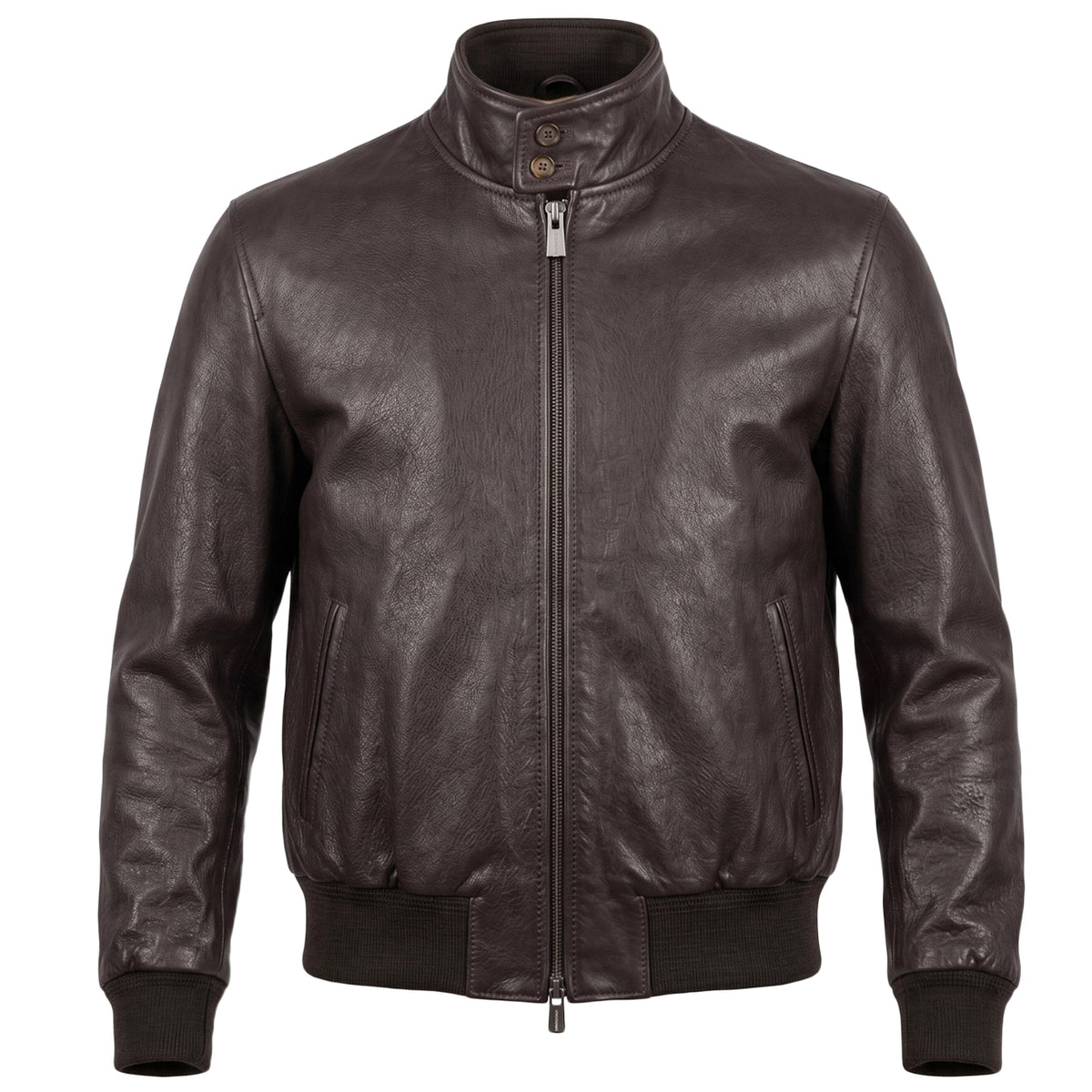 CONTRASTWAY Giubbino In Pelle Cervino Vintage STARK TESTA DI MORO 