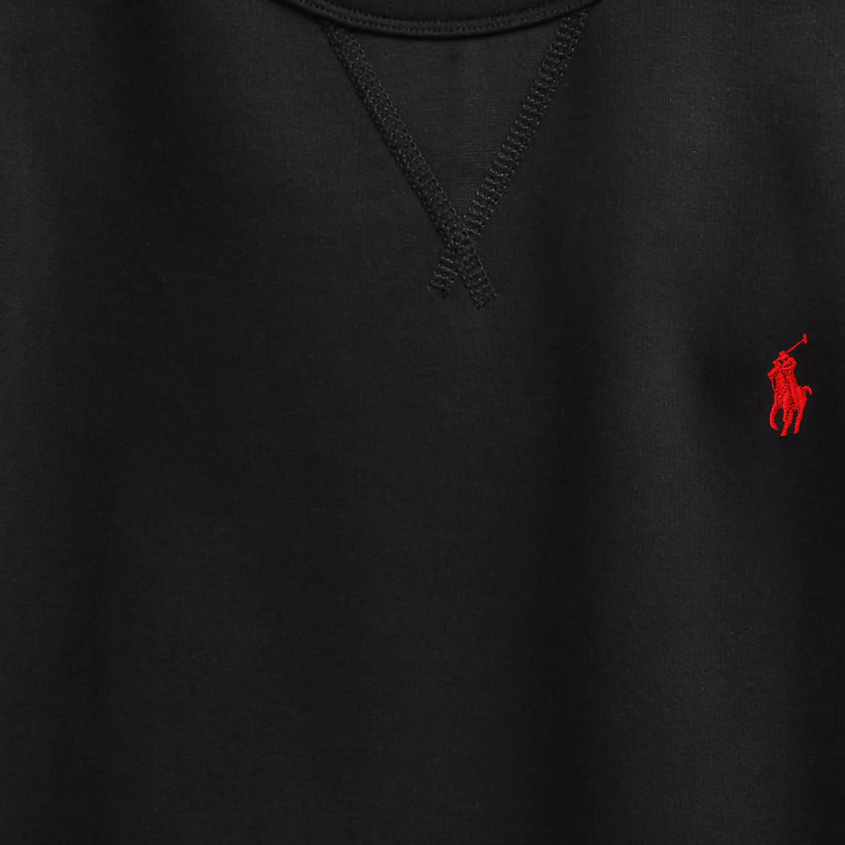 POLO RALPH LAUREN Felpa Sleeve-Knit Girocollo 710766772 001 POLO BLACK 