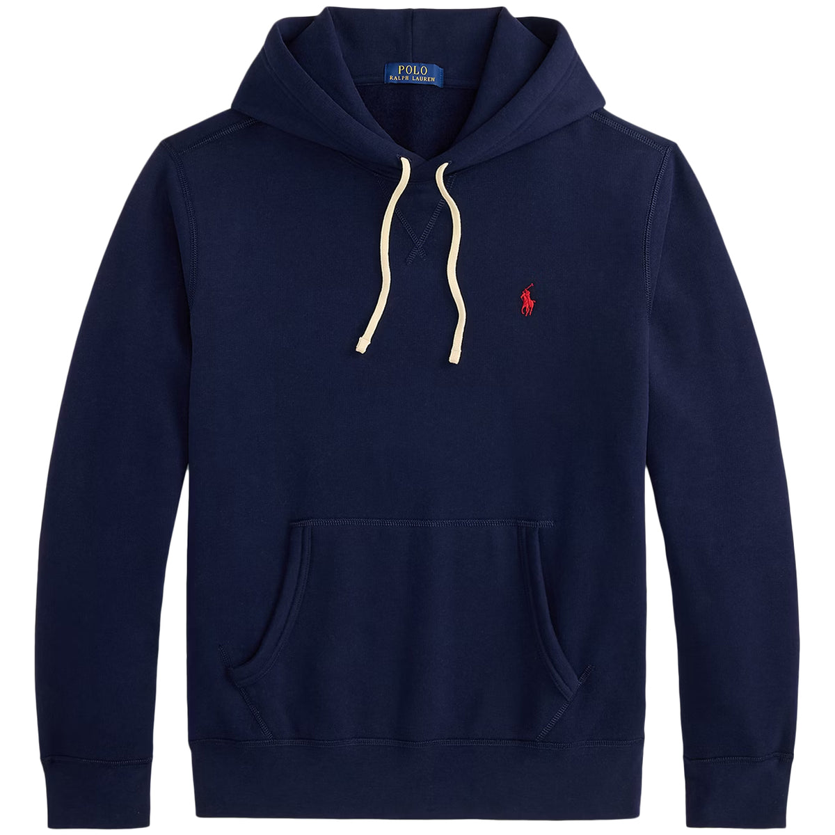 POLO RALPH LAUREN Felpa Sleeve-Knit Con Cappuccio 710766778 007 CRUISE NAVY 