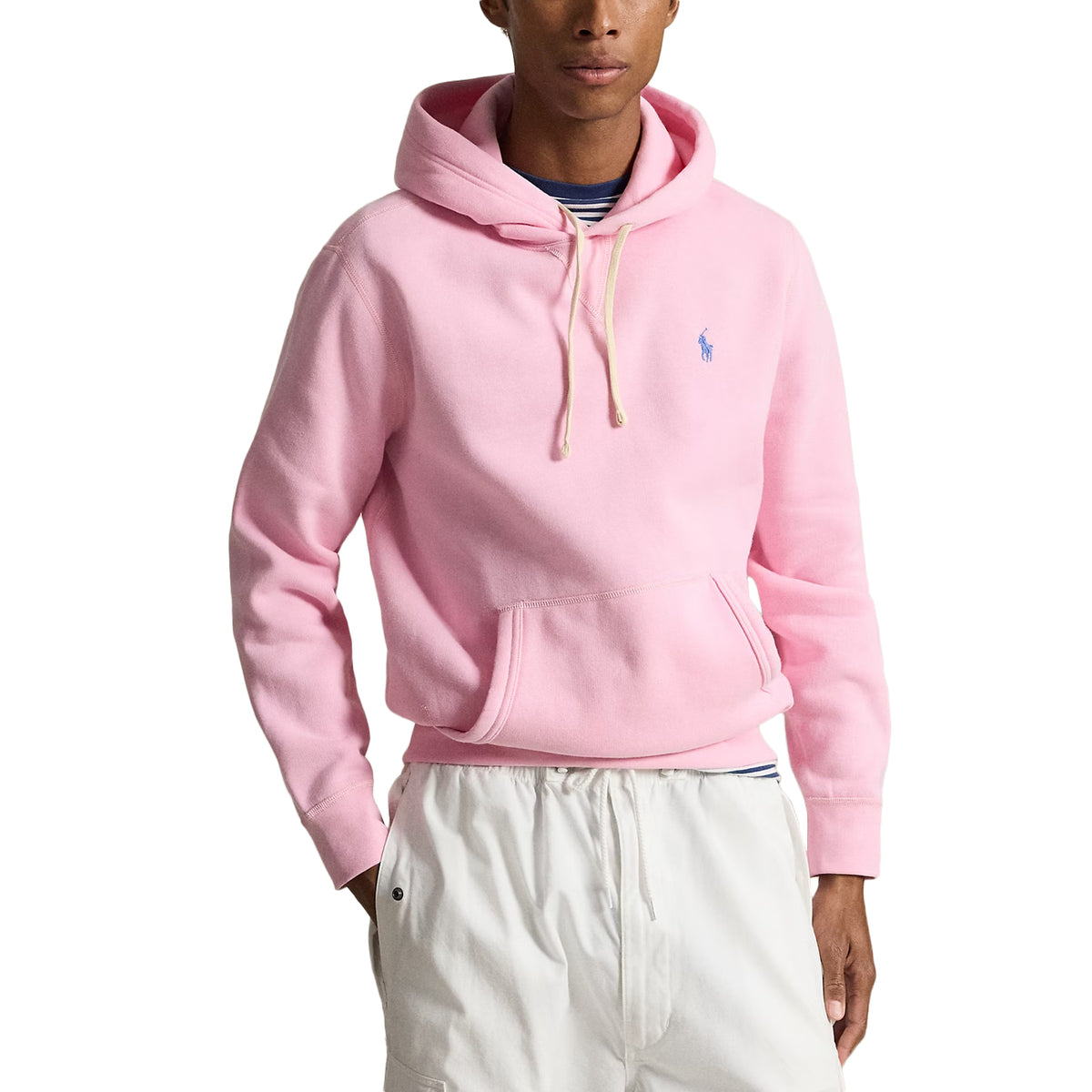 POLO RALPH LAUREN Felpa Sleeve-Knit Con Cappuccio 710766778 033 CARMEL PINK 