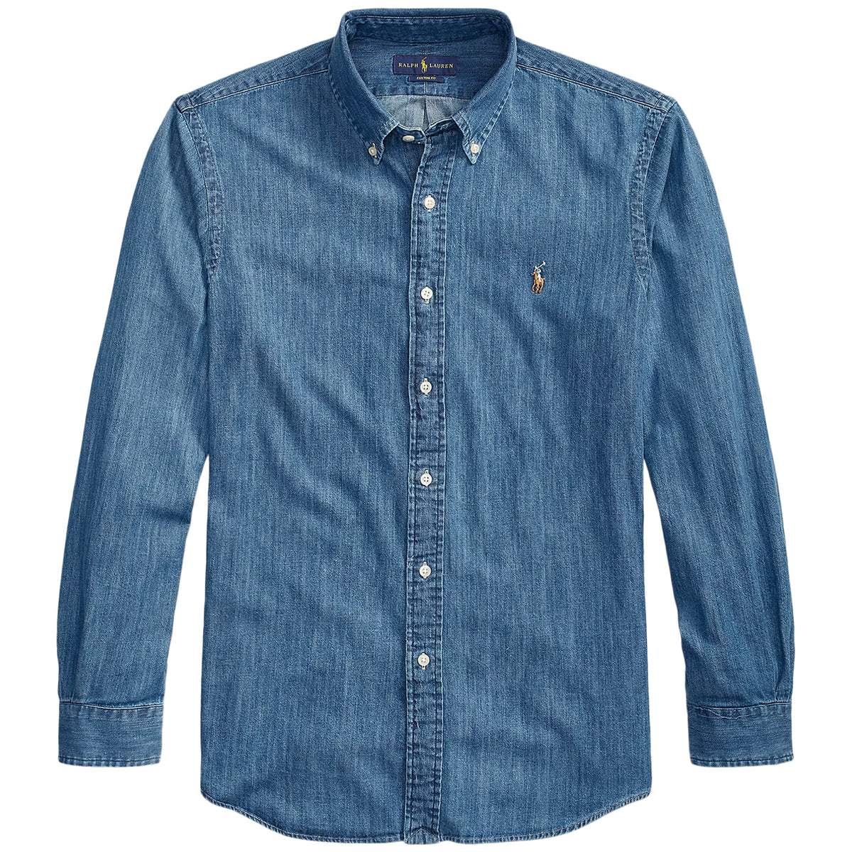 POLO RALPH LAUREN Camicia Botton Down Custom-Fit 710792043 001 DENIM 